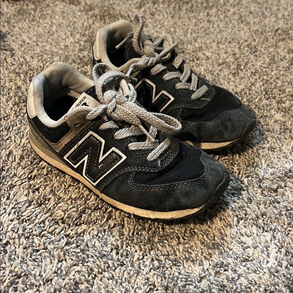 New Balance black and Light Gray Sneakers